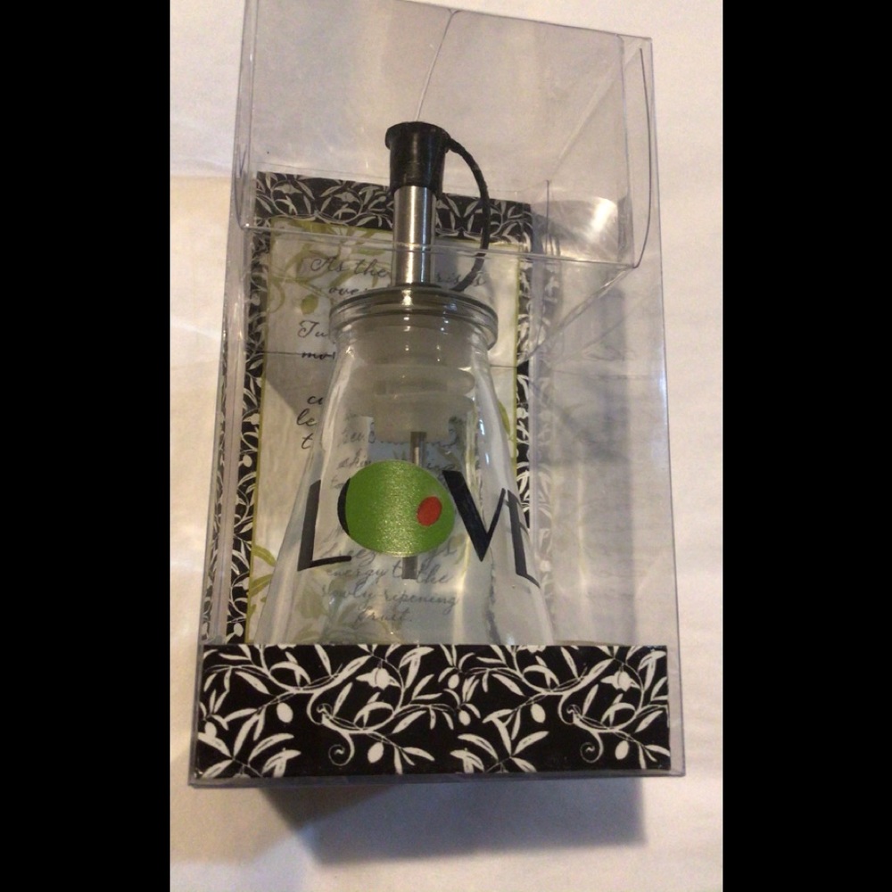 Decorative oil and vinegar bottle- in box